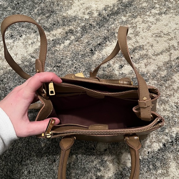 Lauren Ralph Lauren Tan Leather Handbag